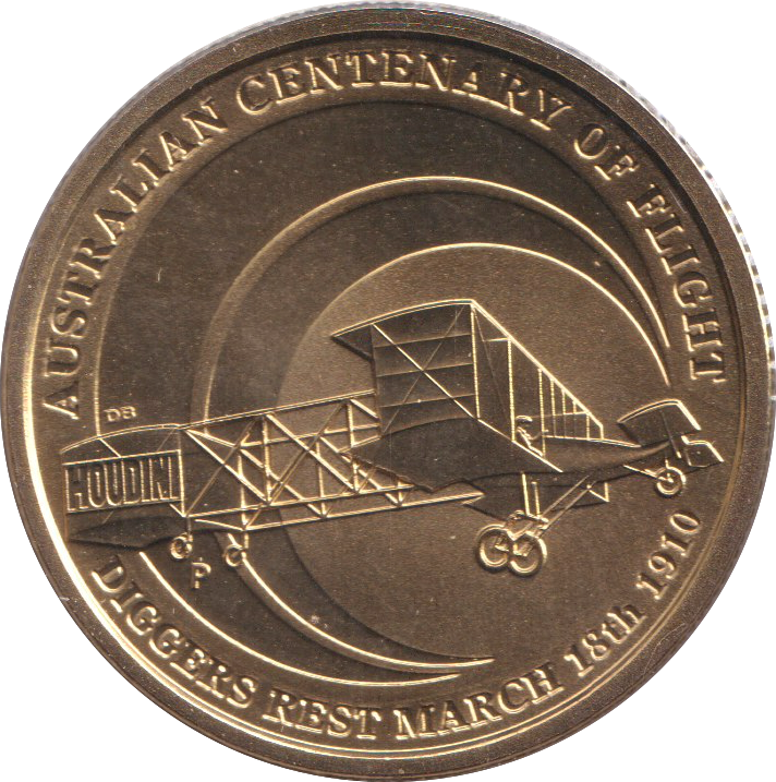 2010 AUSTRALIAN CENTENARY OF FLIGHT ONE DOLLAR AUSTRALIA