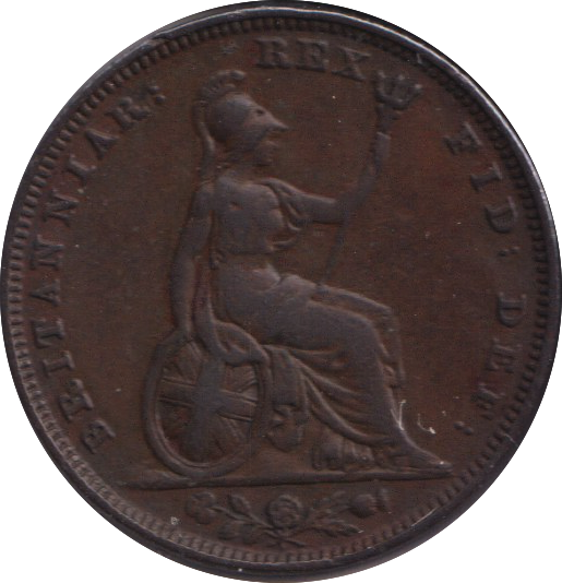 1826 FARTHING ( GVF )