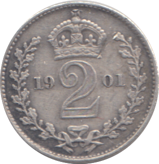 1901 MAUNDY TWOPENCE ( GF )