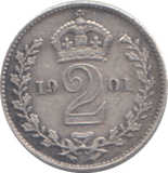 1901 MAUNDY TWOPENCE ( GF )