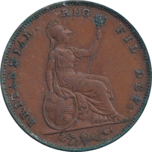 1838 FARTHING ( VF )