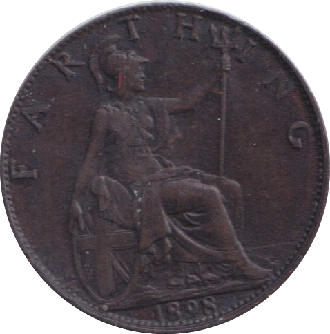 1898 FARTHING ( EF )