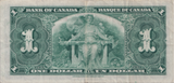 1937 ONE DOLLAR CANADA BANKNOTE REF-1773