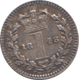 1848 MAUNDY ONE PENNY ( EF )