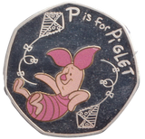 2015 50P SHAPED COIN WINNIE THE POOH