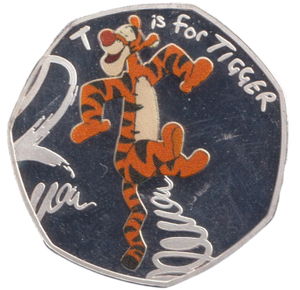 2015 50P SHAPED COIN WINNIE THE POOH