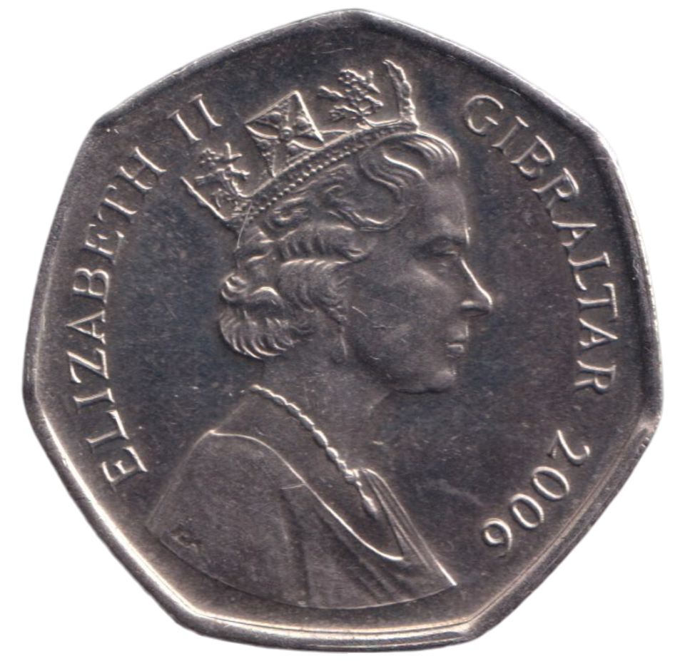 2006 50P CHRISTMAS GIBRALTAR