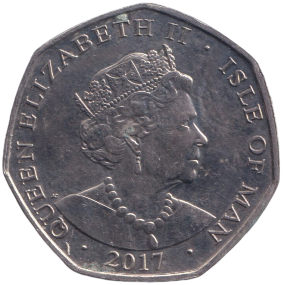 2017 50P PLATINUM WEDDING ISLE OF MAN