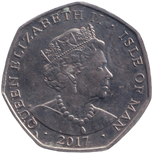 2017 50P PLATINUM WEDDING ISLE OF MAN