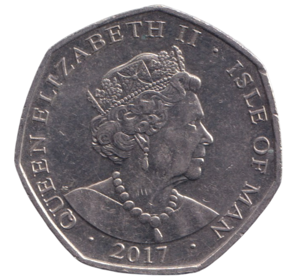 2017 50P PLATINUM WEDDING ISLE OF MAN