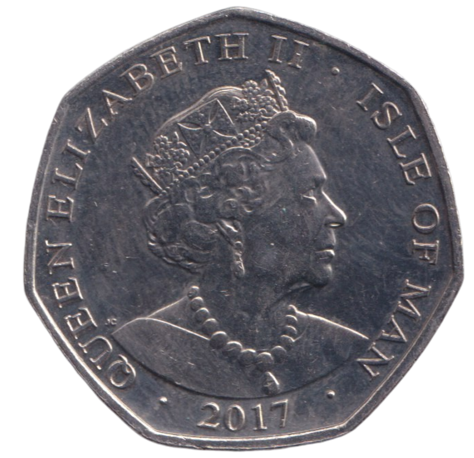 2017 50P PLATINUM WEDDING ISLE OF MAN