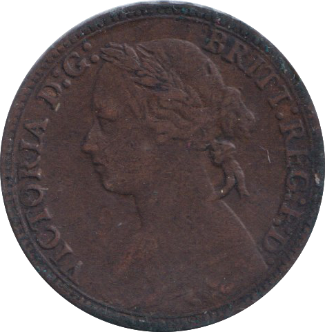 1880 FARTHING ( FINE )