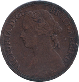 1880 FARTHING ( FINE )