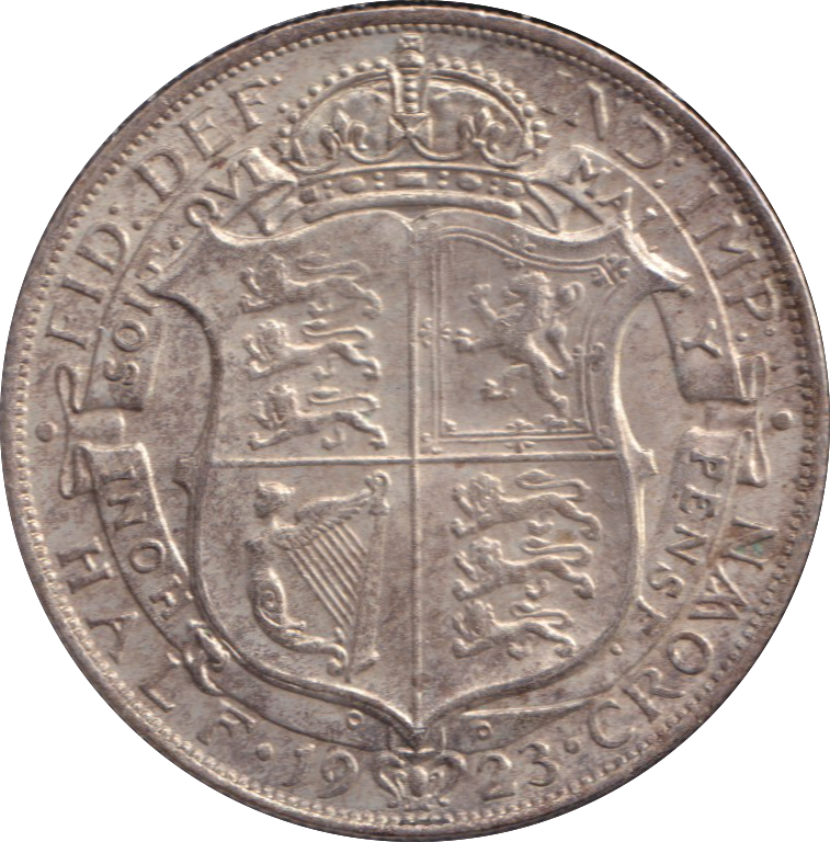 1923 HALFCROWN ( EF )