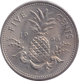 1966 5 CENTS BAHAMAS