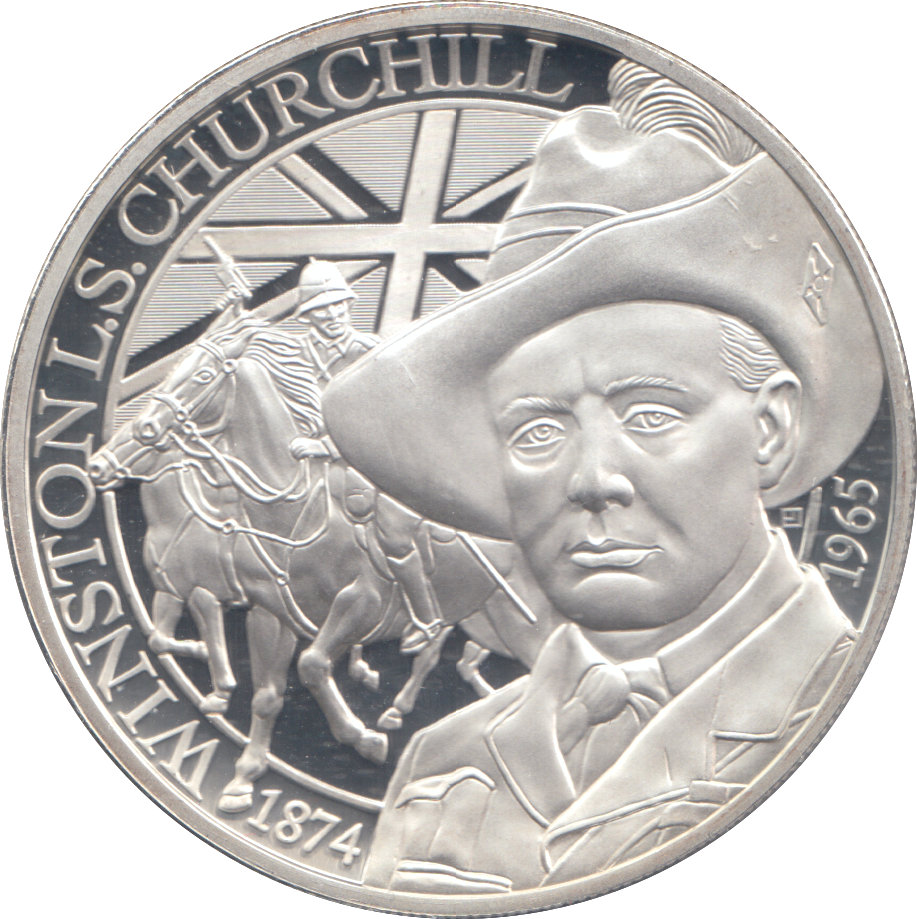 2023 SILVER PROOF WINSTON CHURCHILL COMMEMORATIVE COIN