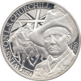 2023 SILVER PROOF WINSTON CHURCHILL COMMEMORATIVE COIN
