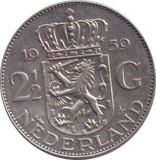 1959 SILVER 2 1/3 GULDEN NEHERLANDS