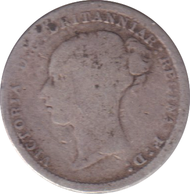1885 THREEPENCE ( NF )