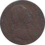 1792 HALFPENNY TOKEN WILKINSON