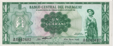 1963 PARAGUAY GUARANI BANKNOTE REF-1682