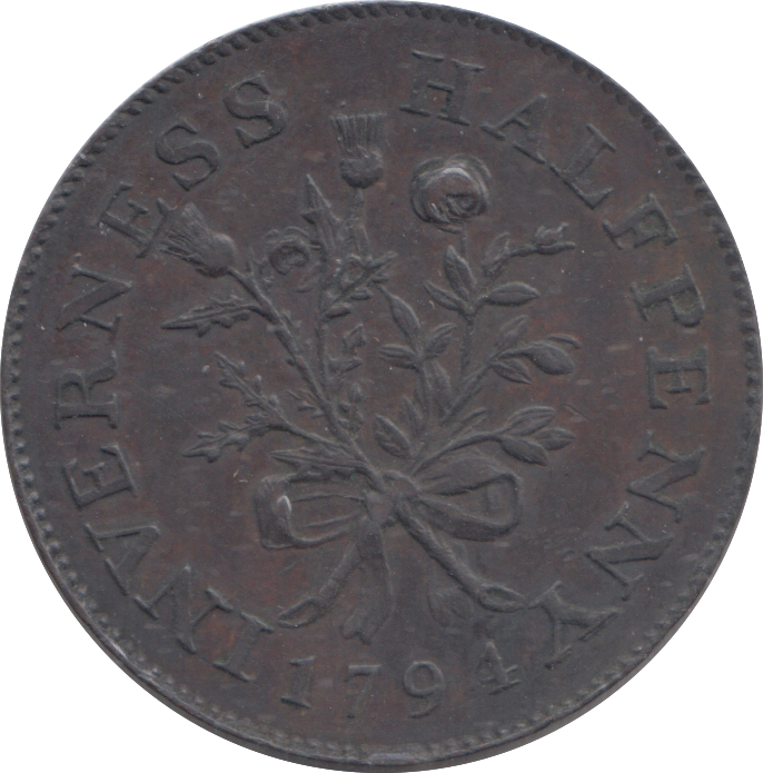 1791 INVERNESS HALFPENNY TOKEN