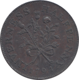 1791 INVERNESS HALFPENNY TOKEN