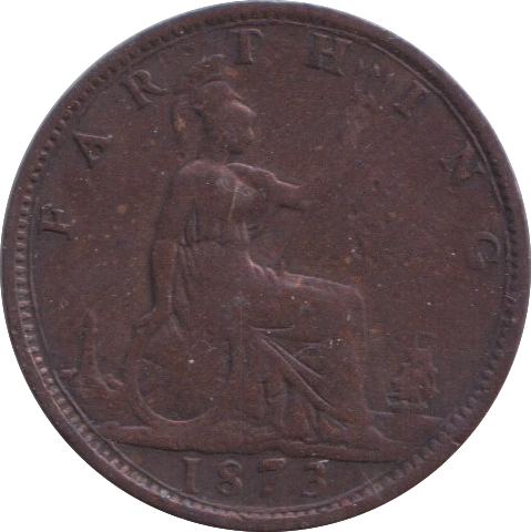 1873 FARTHING ( FINE )