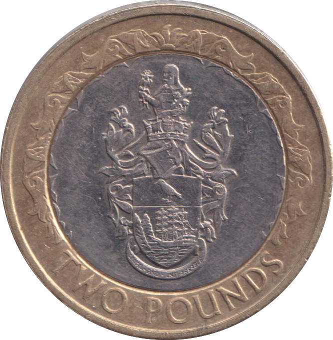 2006 TWO POUND ST HELENA COAT OF ARMS ST HELENA ASCENSION