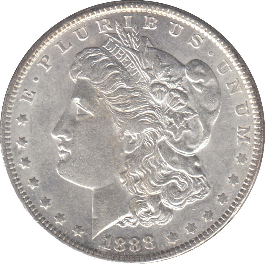 1888 SILVER ONE MORGAN DOLLAR USA
