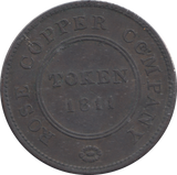 1811 BIRMINGHAM AND SWANSEA PENNY TOKEN
