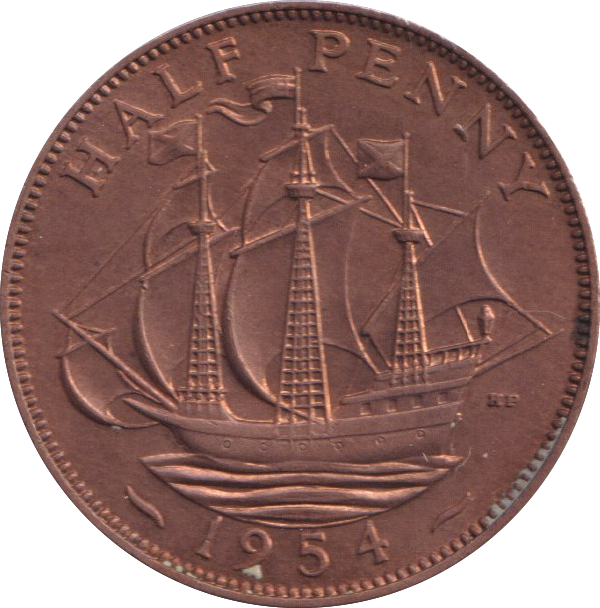 1954 HALFPENNY ( BU )