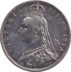 1887 HALFCROWN ( AUNC ) 2