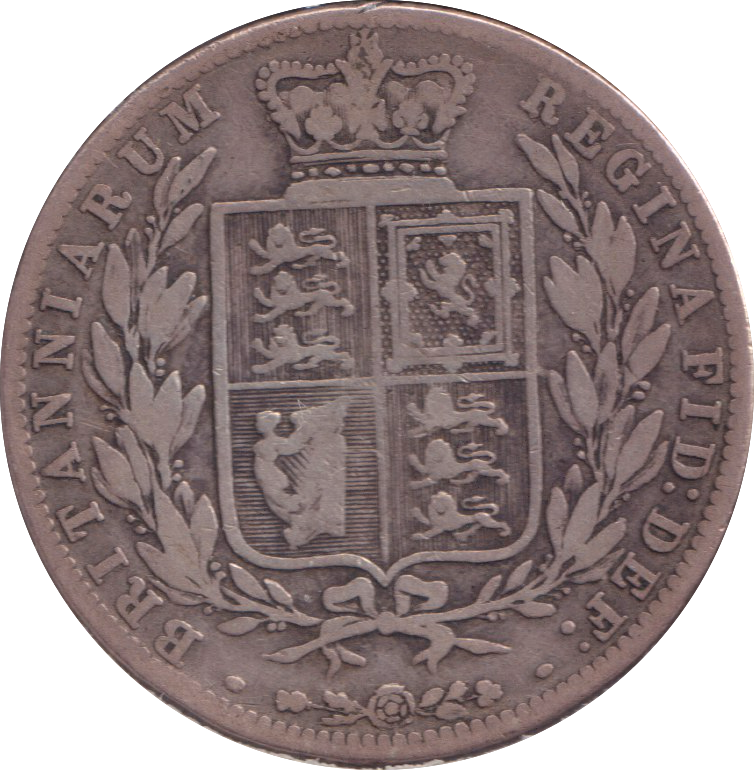 1875 HALFCROWN ( NF )
