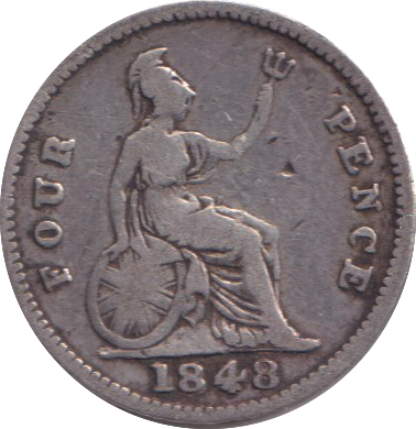 1848 FOURPENCE ( FINE )