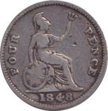 1848 FOURPENCE ( FINE )