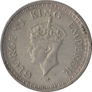1945 QUARTER RUPEE INDIA