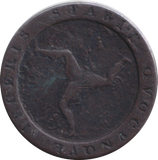 1798 HALF PENNY ISLE OF MAN
