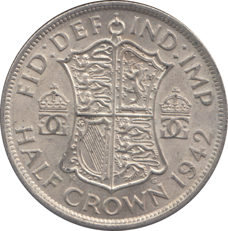 1942 HALFCROWN ( AUNC )