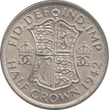 1942 HALFCROWN ( AUNC )