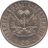 1972 20 CENTIMES HAITI