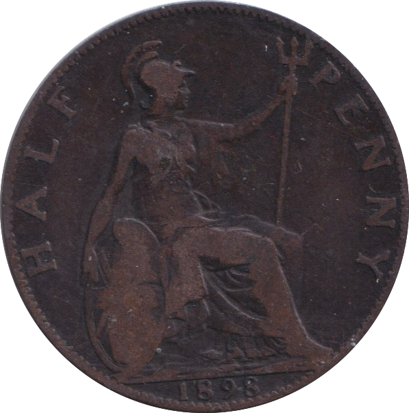 1898 HALFPENNY ( FINE )