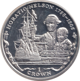 2005 SILVER PROOF CROWN FALKLAND ISLANDS