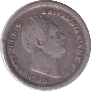 1834 THREE HALF PENCE ( FINE )