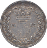 1857 THREEPENCE ( GF )