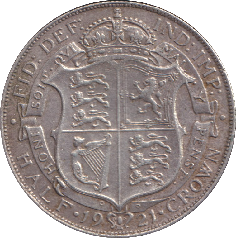 1921 HALFCROWN ( GF )