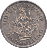 1938 SCOTTISH SHILLING ( UNC )