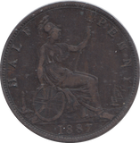1887 HALFPENNY ( GF )