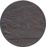 1797 FORFAR CASTLE HALFPENNY TOKEN
