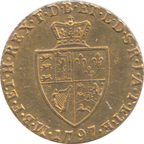 1797 GOLD HALF GUINEA ( EF )